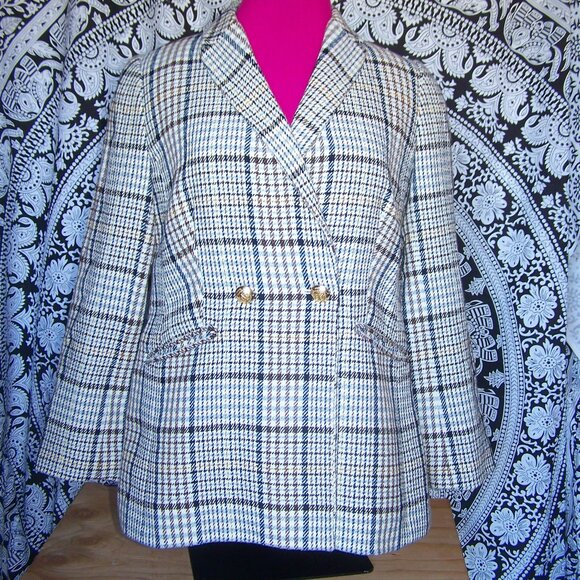 Talbots Tweed Blazer Sz 8P - Picture 1 of 6